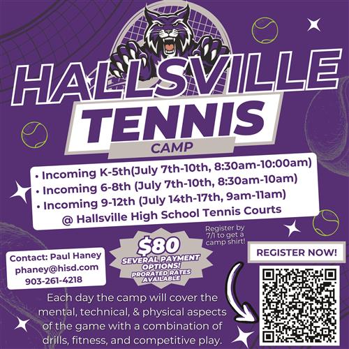 Hallsville Tennis Camp